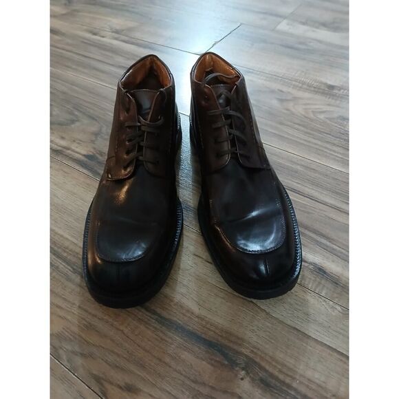 Johnston & Murphy Dark Brown Leather Boots - Picture 11 of 12